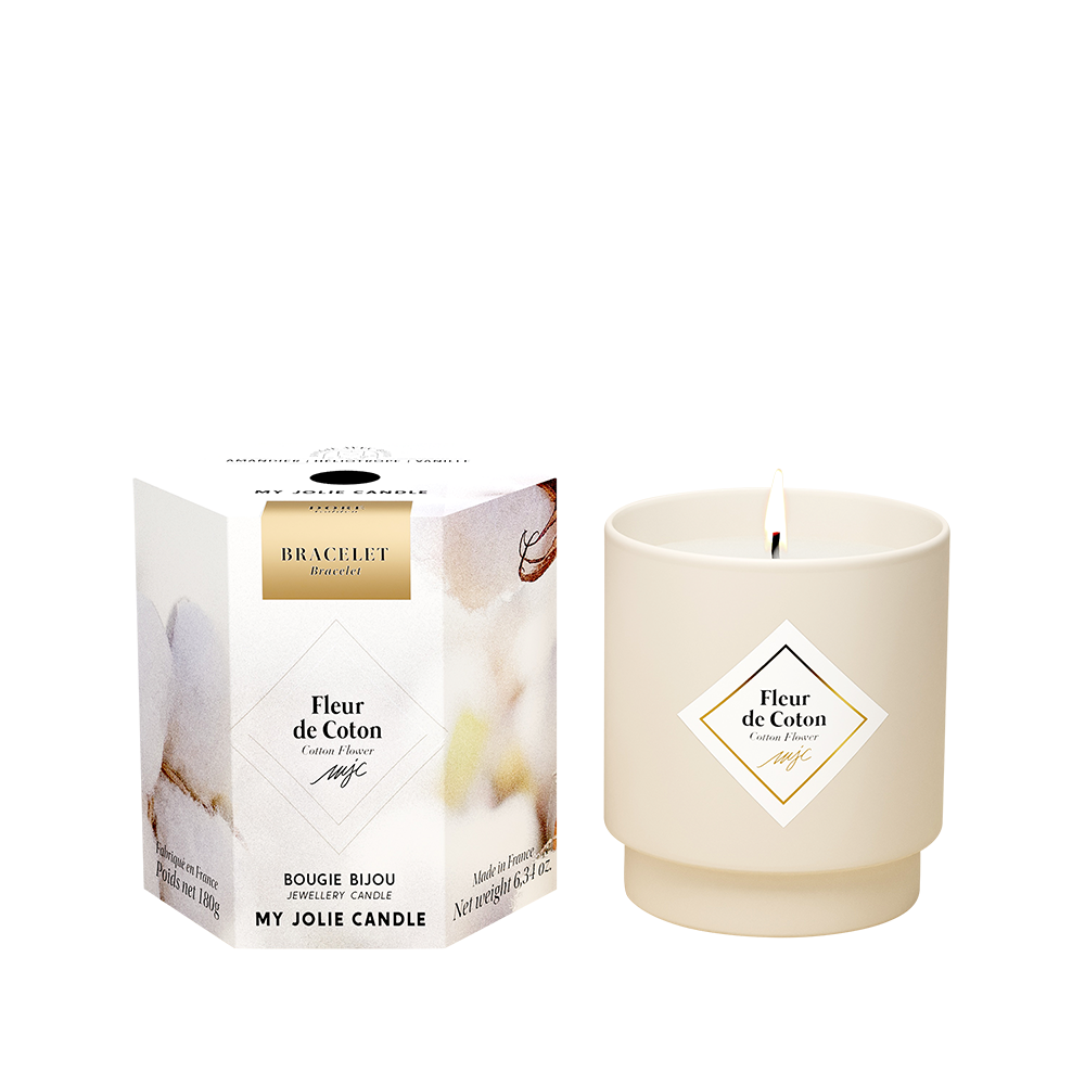 Geurkaars Fleur de Coton 180g