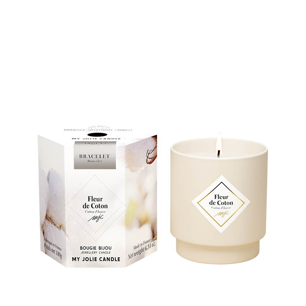 Geurkaars Fleur de Coton 180g