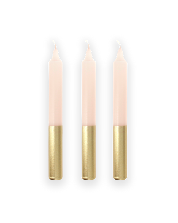 Dip-Dye Dinerkaars Gold & Nude