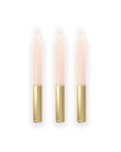 Dip-Dye Dinerkaars Gold & Nude