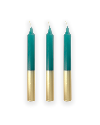 Dip-Dye Dinerkaars Gold & Blue